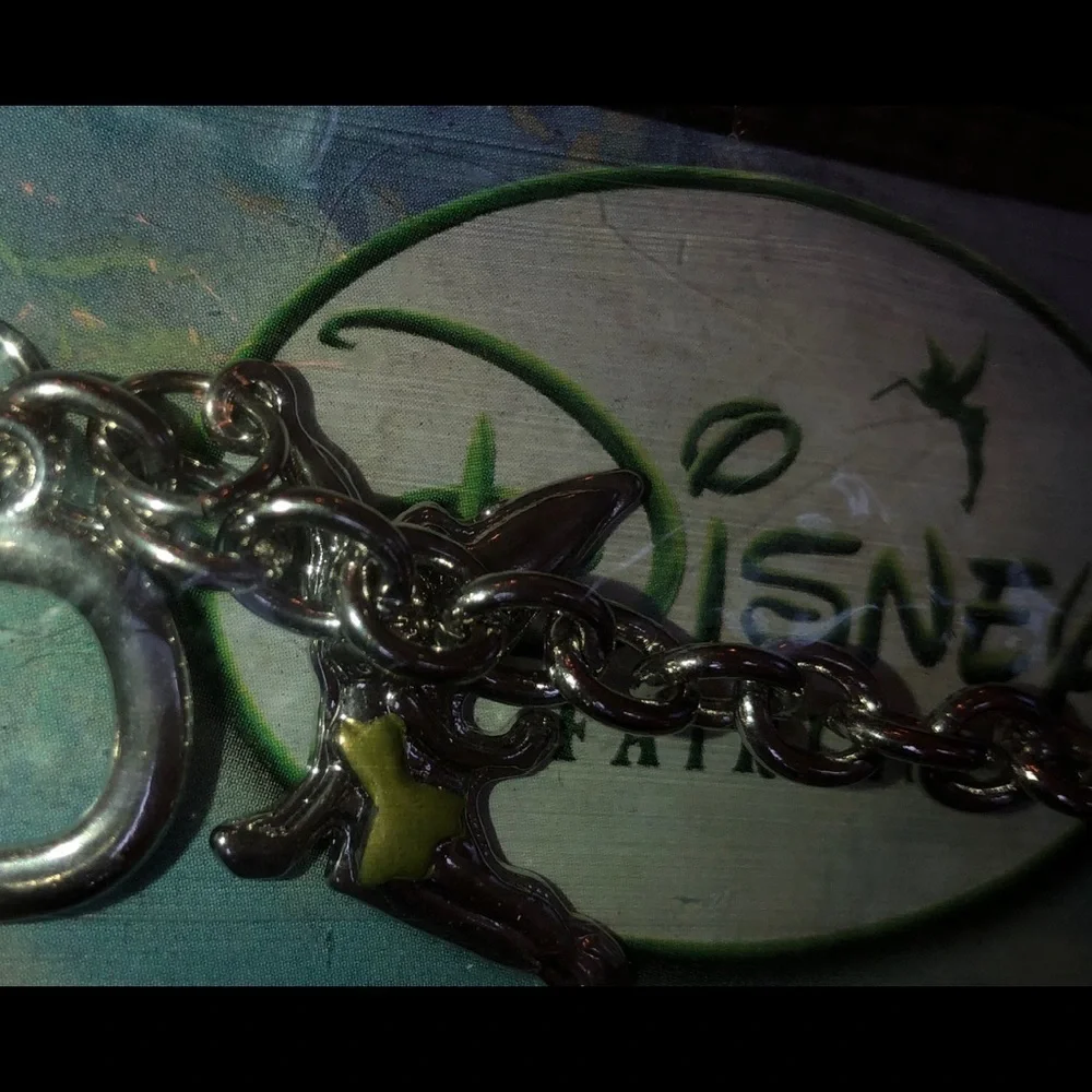 Disney Fairies Bracelet Silver‎ Charm Girl's Kids Pixie Gift NWT New on Card